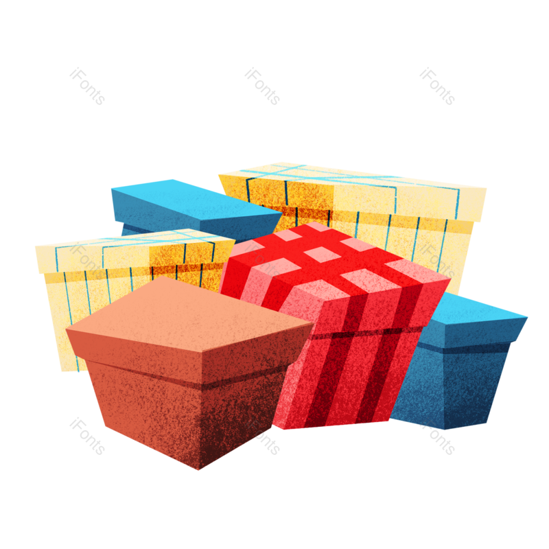 母亲节图片,父亲节元素,礼物装饰PNG,礼物素材免抠素材